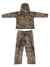  Bionic Camouflage Hunting Ghillie Suit Durable Adventure Mountaineering Mesh Hoodies Anti-mosquito Beekeeping Fishing Suit 