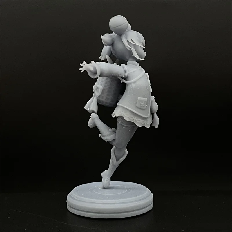 원신 임팩트 야오야오 피규어 미도색 레진 모델 키트, 카와이 애니메이션 피규어 미니어처 컬렉션, 1/24 스케일