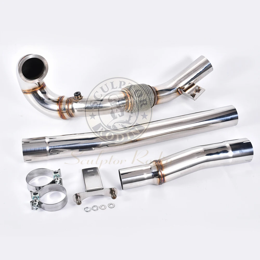 Downpipe Per Mqb Mk7 Mk7.5 Golf R A3 Quatt Ro S3 8V 8S Tt Tts 2.0 Tfsi 2014 + Per Golf Mk7 R 2.0 T 2014 + A3/S3 8V 2.0 T 2014 + Modello