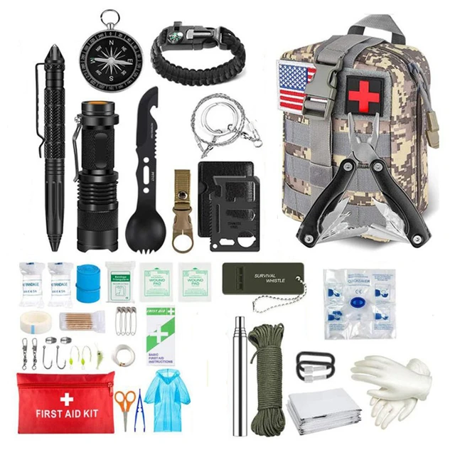 Emergency Kit Outdoor Multifunction Camping Gear Survival Kit