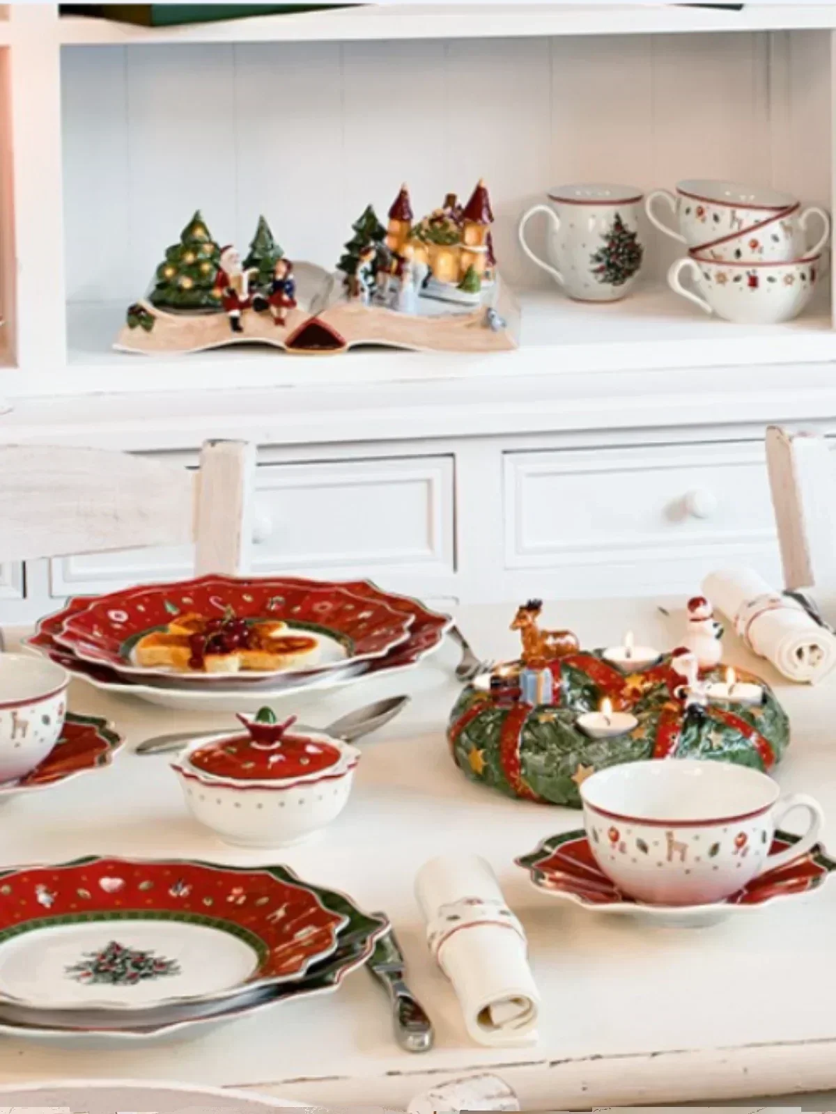 German VB Christmas Tableware Round Cake Mug Coffee Cup Salad Plate