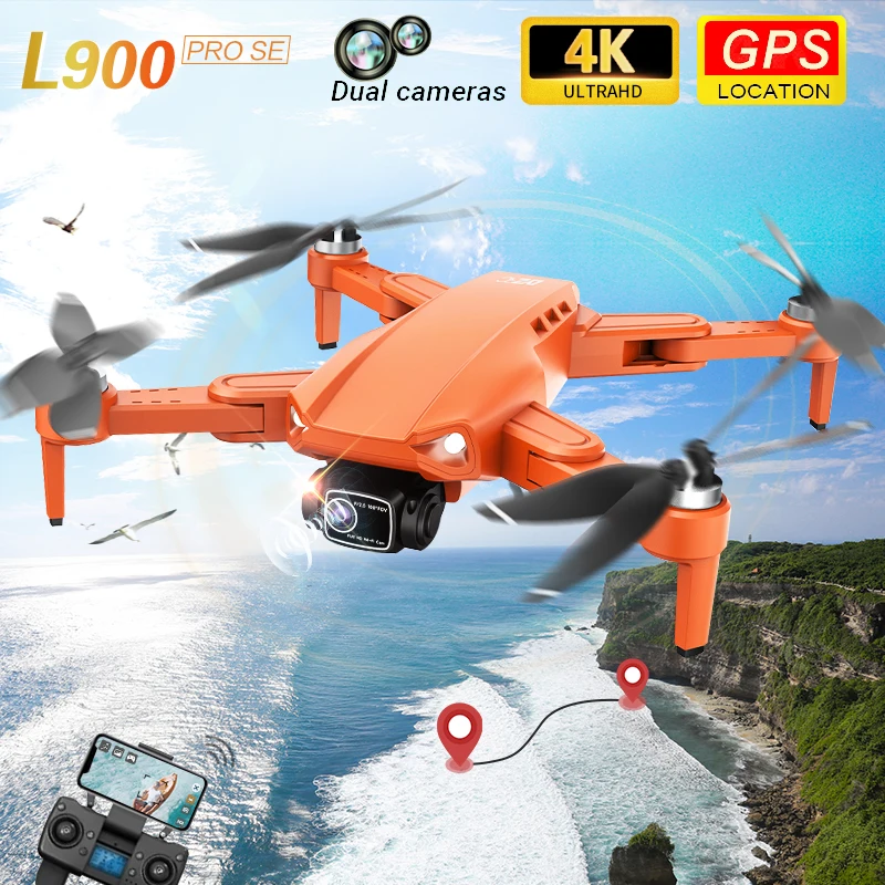 L900 PRO Drone 4K GPS Professional Dual HD Camera Brushless Motor 5G...