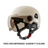 Bicycle Safety Helmet 3C Certified Electric Vehicle Helmet Unisex Battery Vehicle Helmet Motorcycle Riding Half Helmet 6