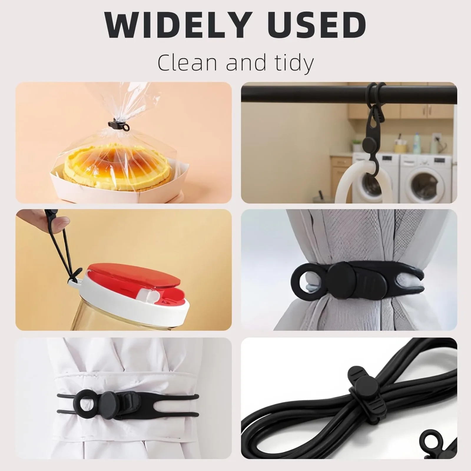 데이터 케이블 정리기, 탄성 실리콘 케이블 스트랩 코드 정리기, 재사용 가능한 케이블 타이 와이어 정리기