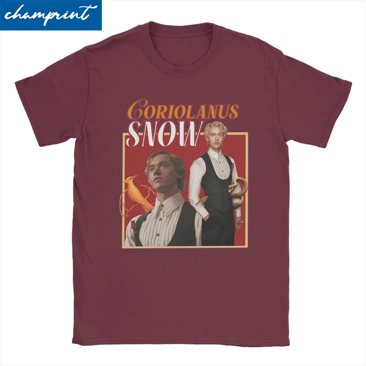 

Футболка Coriolanus Snow для мужчин и женщин, Оригинальная футболка из чистого хлопка с круглым вырезом и коротким рукавом