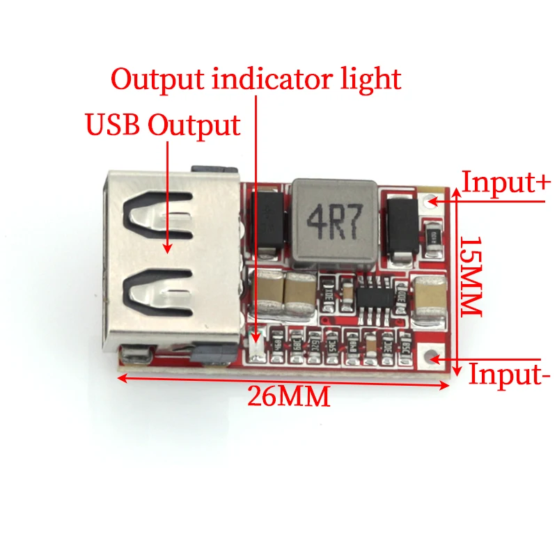 Fine 6-20V 12V/20V 5V 3A 차량용 USB 충전기 모듈 DC 벅 스텝 다운 컨버터 12v 5v 전원 공급 장치 모듈 양호