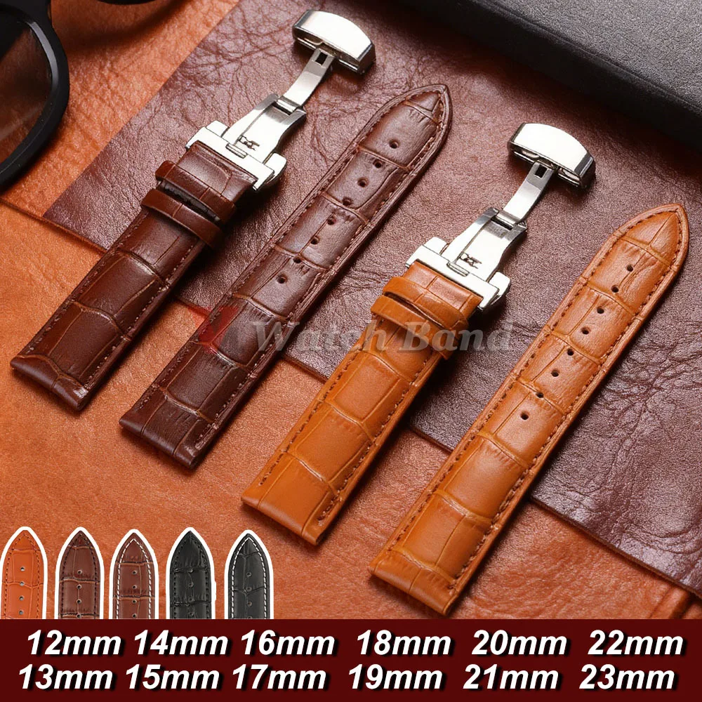 Timeless Universal Leather Watch Strap