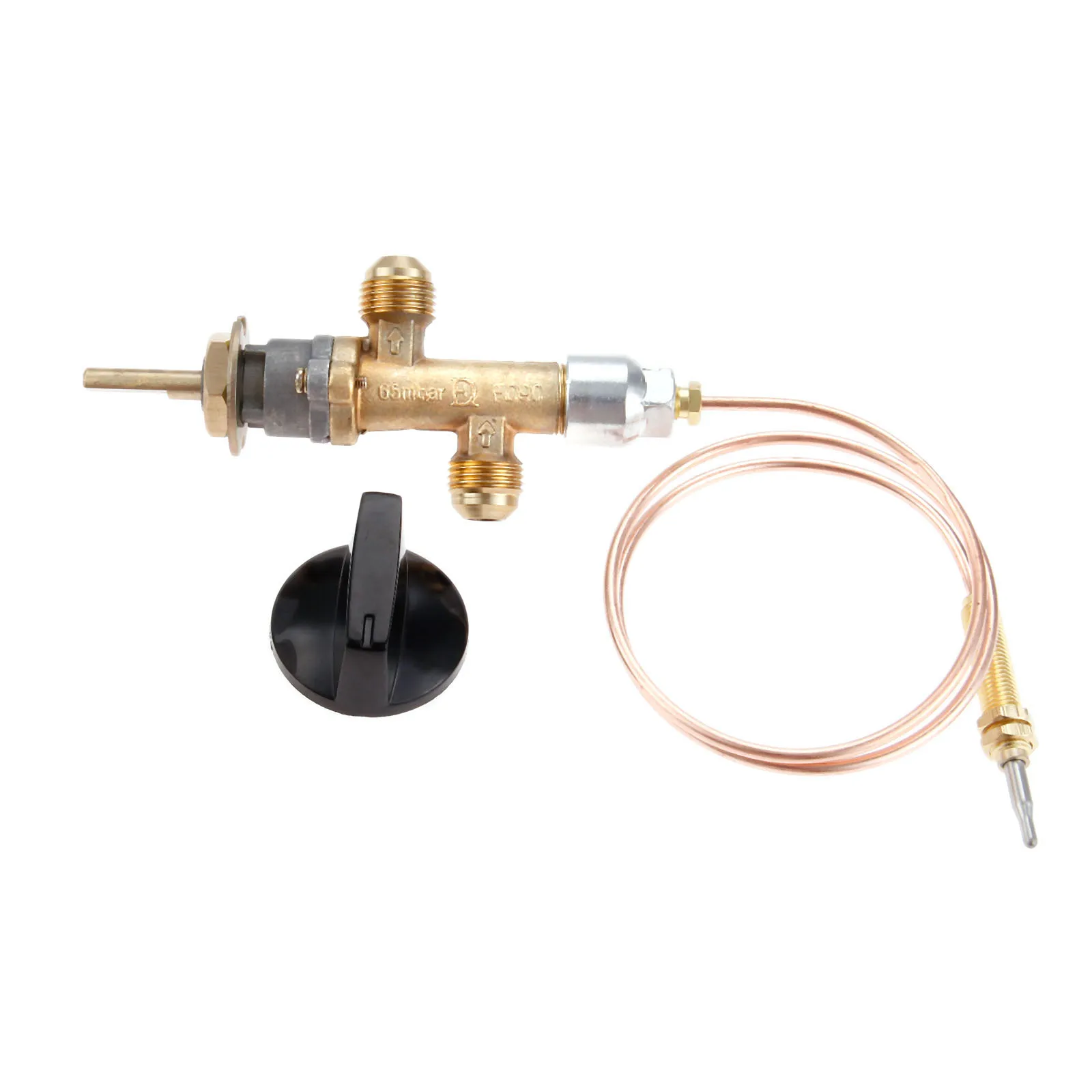 Kit de Valve de contrôle de gaz de foyer au Propane, avec tuyau de 600mm,  pour Thermocouple M8 universel - Cdiscount Bricolage