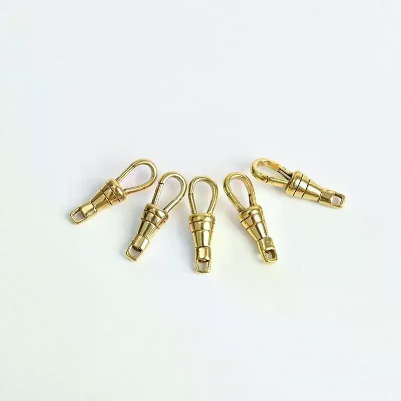 1pcs Brass Made Pattern Pocket Watch Swivel Clip Chain Spring Snap Hook 30mm 1.2 Inch Buckle Chain Pearl Gems DIY