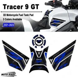 TRACER 9 GT Fuel Tank Pad Sticker 3D Protector Decals Waterproof For Yamaha TRACER 9 Tracer 9 GT Tracer9 2021 2022 2023
