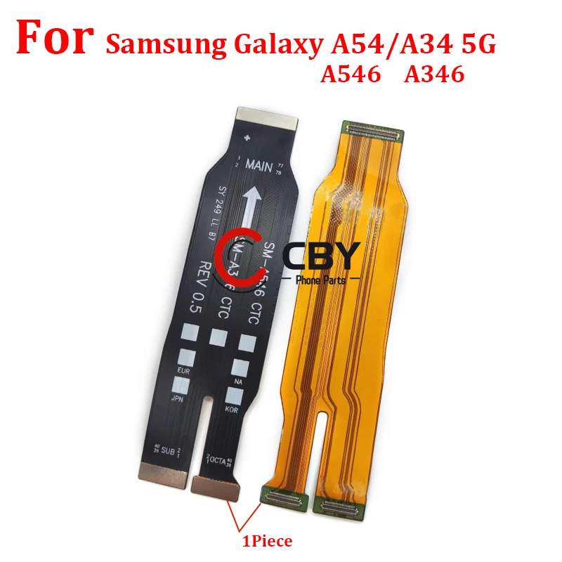 Carte mère pour Samsung Galaxy A34, A54, A14, 4G, 5G, A24, carte mère,  connecteur LCD, câble flexible - AliExpress