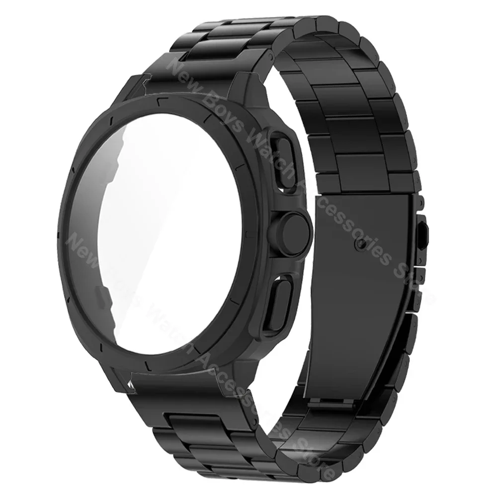 Stainless Steel Metal Strap with Protective Case