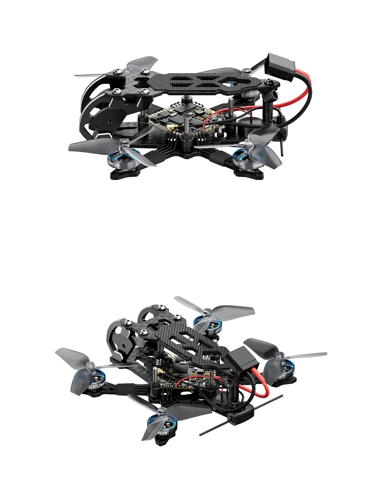 GEPRC T-Cube18 O4 HD 디지털 FPV 드론 내장형 ELRS 1.8인치 쿼드콥터 SPEEDX2 1002 18000KV 모터