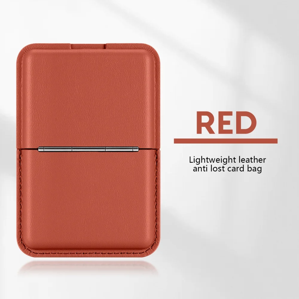 Luxurious Antilost Magnetic Leather Wallet Case with Card Holder
