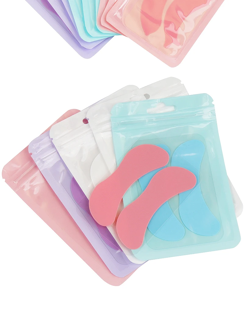 Wieder verwendbare Augen pads Silikonst reifen Wimpern lift Wimpern verlängerung pflaster unter Augen gel pflaster Frauen Make-up-Tools – Detail 10