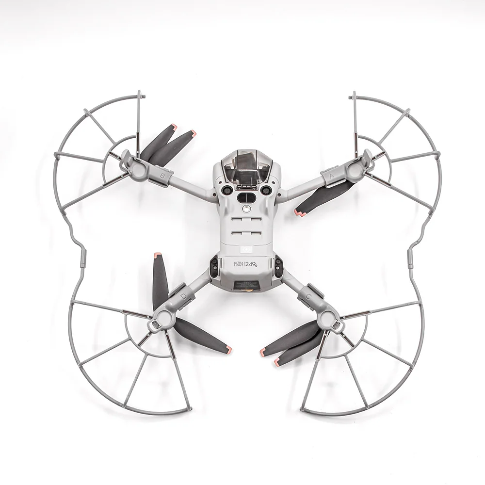 Protège-hélice DJI Mini 4 Pro - Protection intégrée gris clair