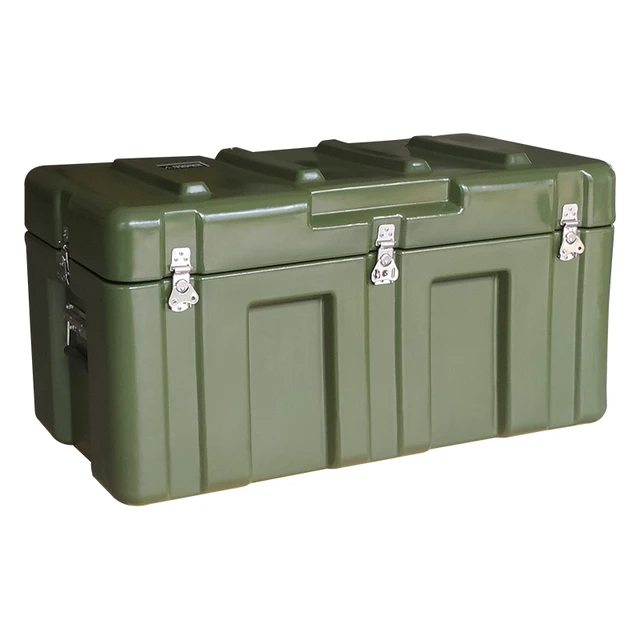 Military Green Waterproof Transport Tool Box Tool Case Plastic