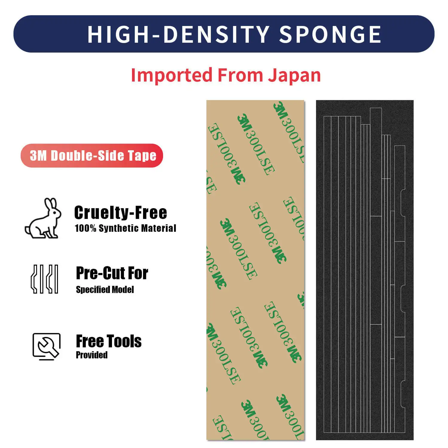 eTone Self Adhesive Light Proof Seal Foam Sponge Repair Kits for Asahi Pentax Spotmatic SP SPII SPF K1000