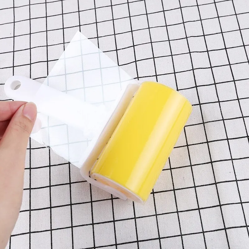 Cover Band Washable Reusable Household Cleaning Remover Portable Hair Rolle Clothes Hair Pet Sticky Roller