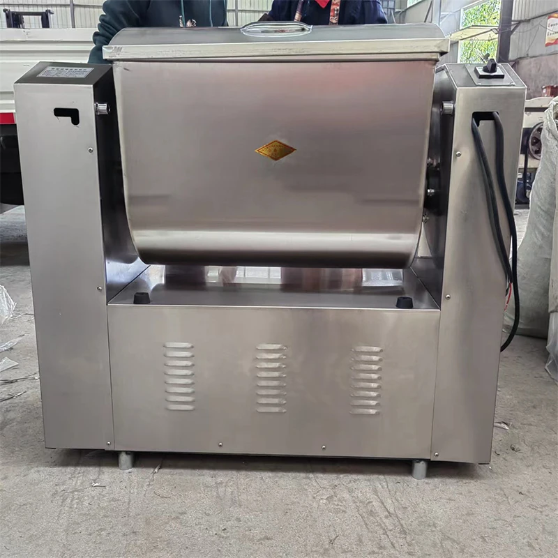 Fully Automatic Commercial Stainless Steel Noodle Mixer 25KG/15KG Large Capacity Noodle Mixer 250KG/H