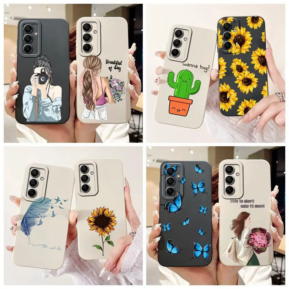 Sunflower Design Matte Phone Case - Soft Shell Cover