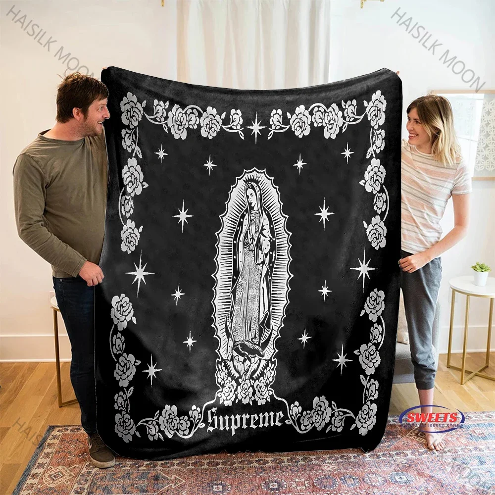 Supreme Guadalupe Blanket Maria Blanket The Virgin Mary Tapestry