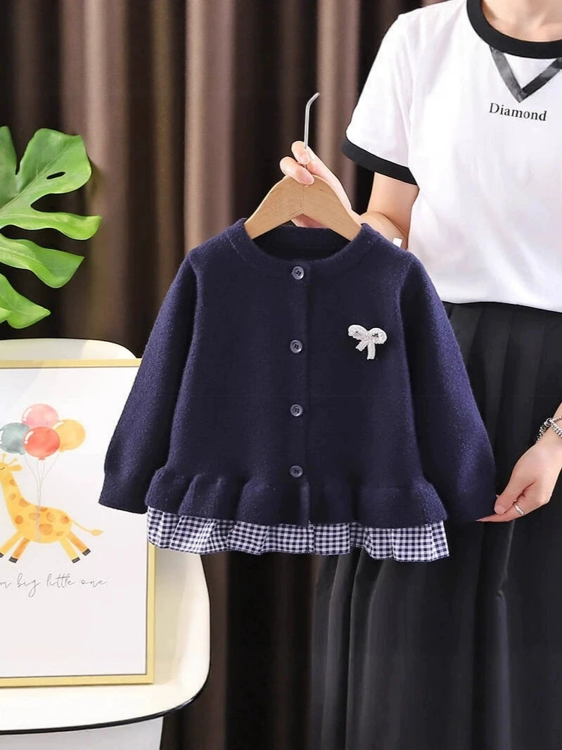 여아 스웨터 가을 2026 신상 아동 패션 니트 가디건 여아 베이비 가을 코트 스타일리쉬하고 다용도