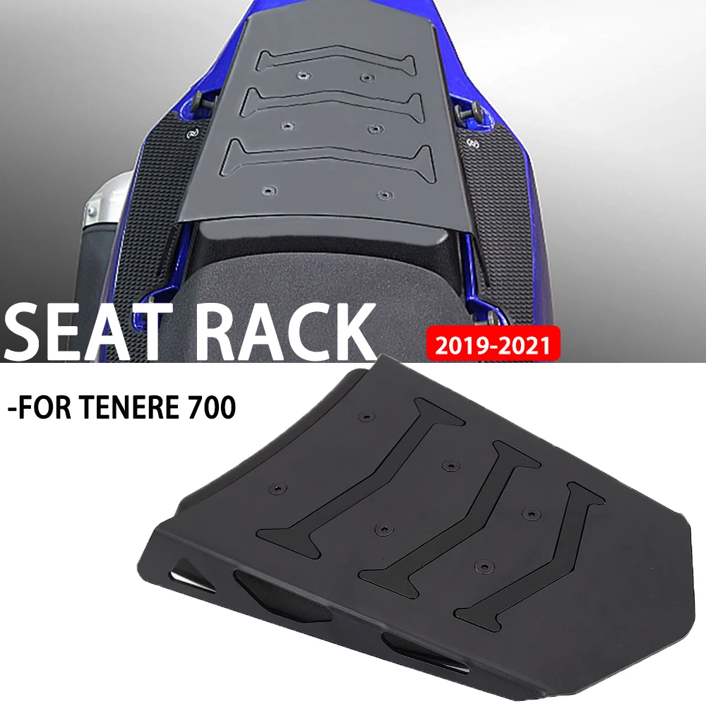 

2019 2020 2021For Yamaha TENERE700 Tenere 700 Black Mono Seat Rack Bag Luggage Carrier Motorcycle Accessories Fairing Seat Cowl
