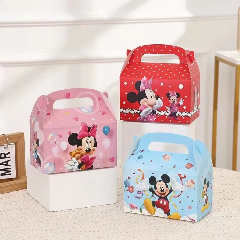 Panier Cadeau Fille Minnie Mouse - Anniversaire, Pâques - Rempli De Jouets - NEUF