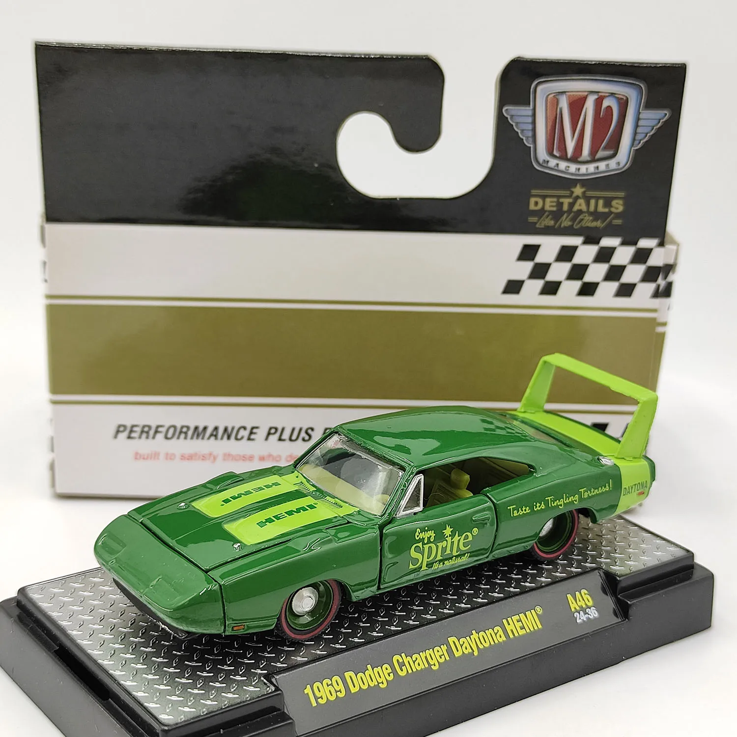 M2 Machines 1:64 Scale Diecast Alloy 1969 Dodge Charger Daytona