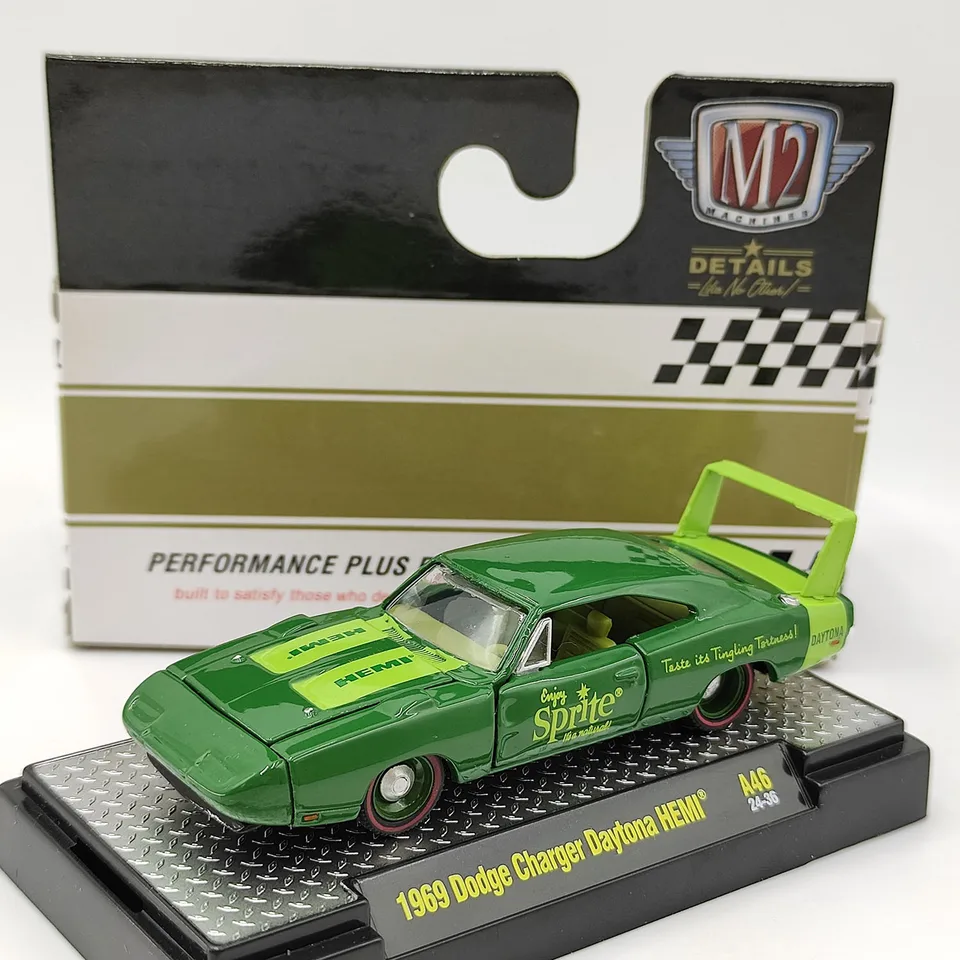 M2 Machines 1:64 Scale Diecast Alloy 1969 Dodge Charger Daytona