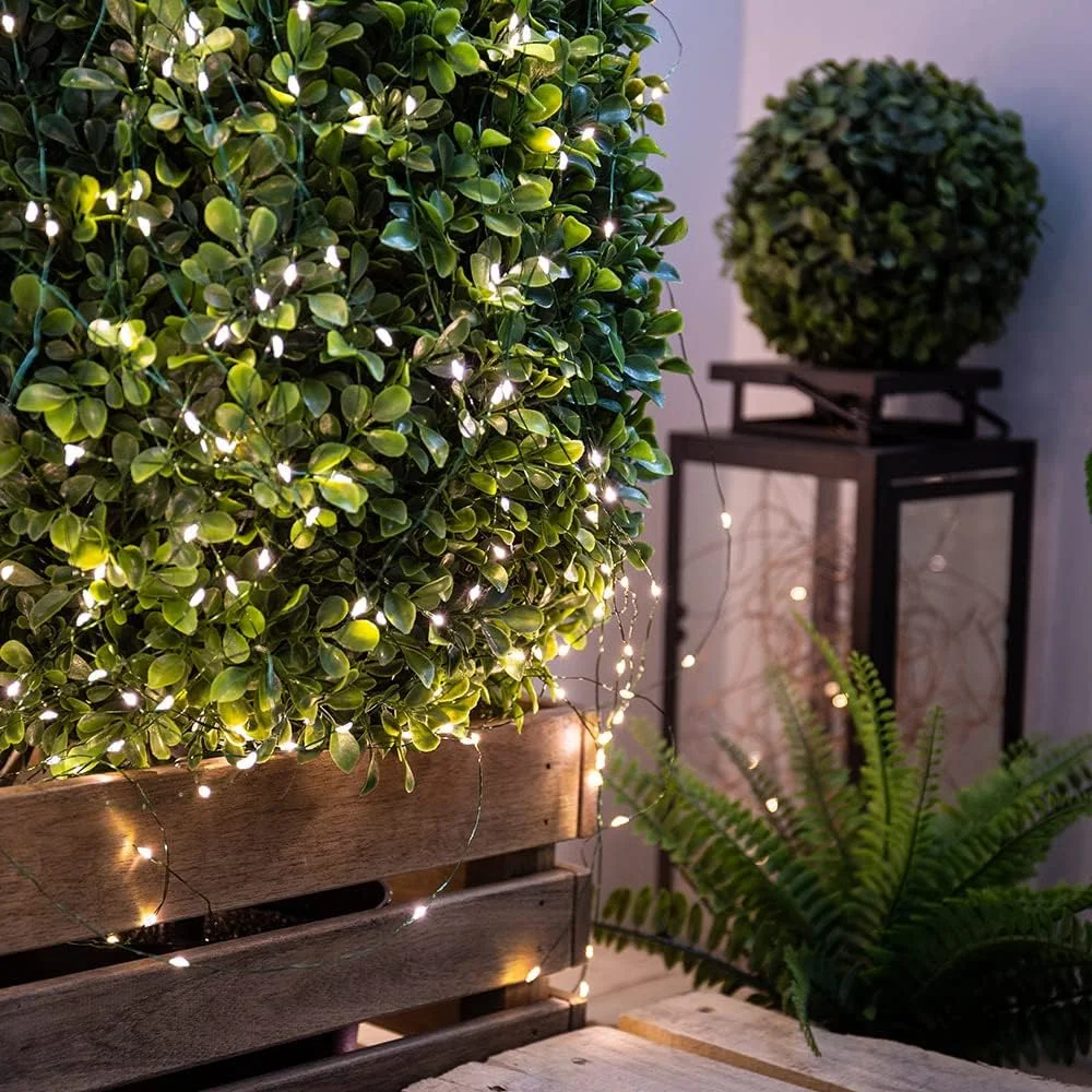 LED String Lights Decorative Lights 1000/500LED Fairy String Lights Christmas Garland Outdoor Waterproof Remote Tree Street Wedding Party