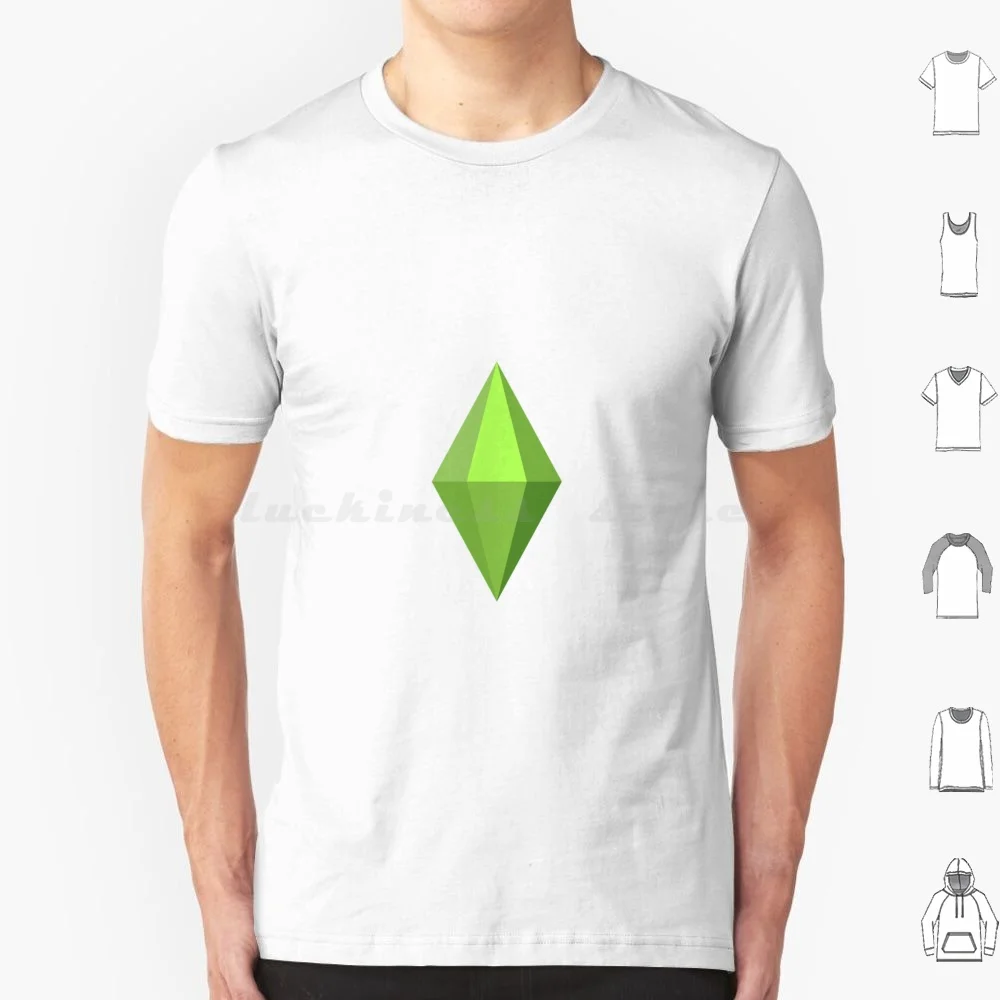 Sims 4 Plumbob T Shirt 6Xl Cotton Cool Tee Sims 4 Sims Plumbob