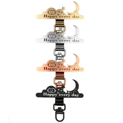 Stylish Anti - Lost Phone Lanyard with Metal Tether Tabs - Set of 4 - 4Pcs (Mixed)