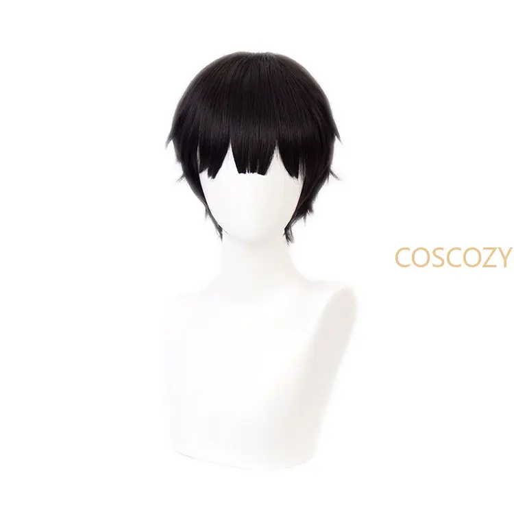 Anime Jibaku Shounen Hanako kun Yugi Amane Cosplay Costumes Toilet bound Hanako kun Cloak Black Full Set Uniform Wig Hat images - 6