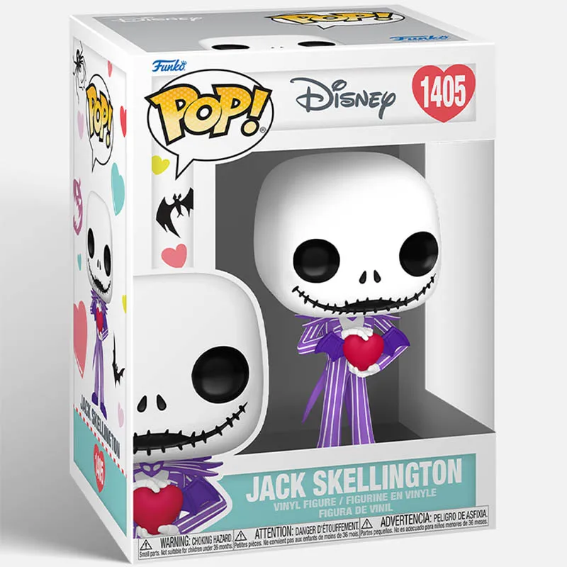 thumbnail image 1 of Funko Pop Disney Jack Skellington #1405 Mayor #1406 Oogie Boogie #1407 Sally #1408 Figuras de acción de vinilo Muñecas Juguetes Regalo para niños, 1 of 4