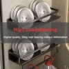 Punch-Free Bathroom Rack Bathroom Shelf Toilet Space Aluminum No Drill Hanging Rack Bathroom Organizer Hang On the Wall 2