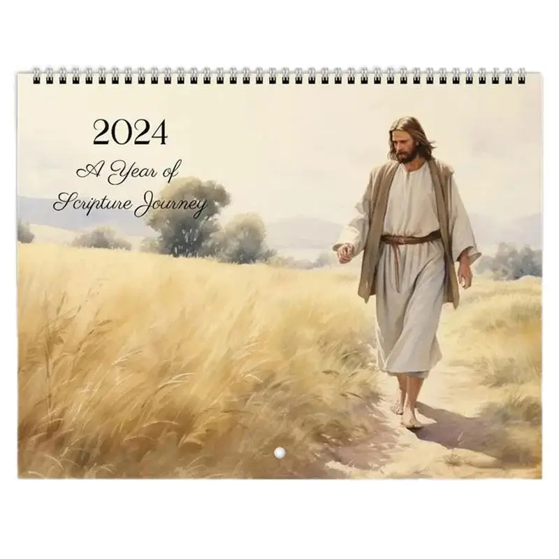 

Jesus Calendar 2024 Bible Verse Wall Calendar 2024 Christian Calendar Faith Jesus Monthly Planner Inspirational Religious Gifts