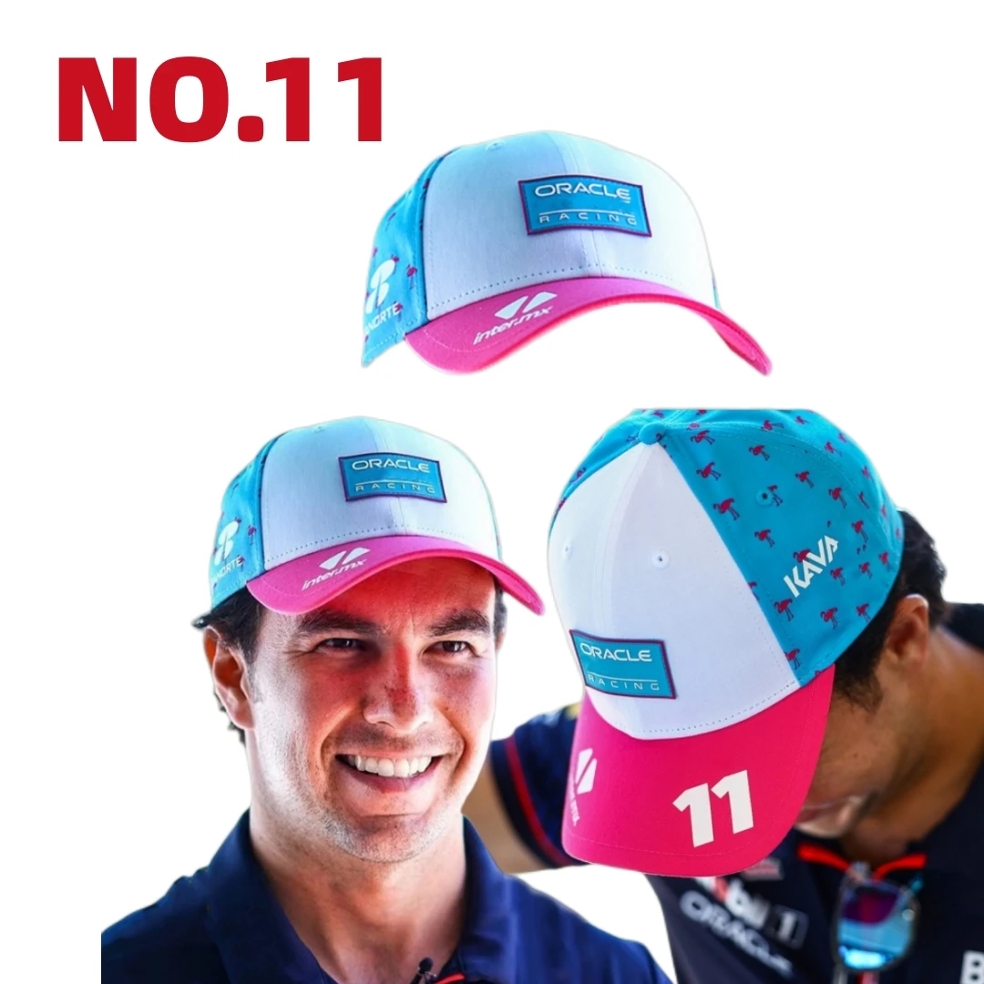 Vendita Calda Oracle Red Color Bull Racing Special Edition Miami Cap F1 Savior Perez Cap Hat Formula One Accessori Unisex Fan Cap