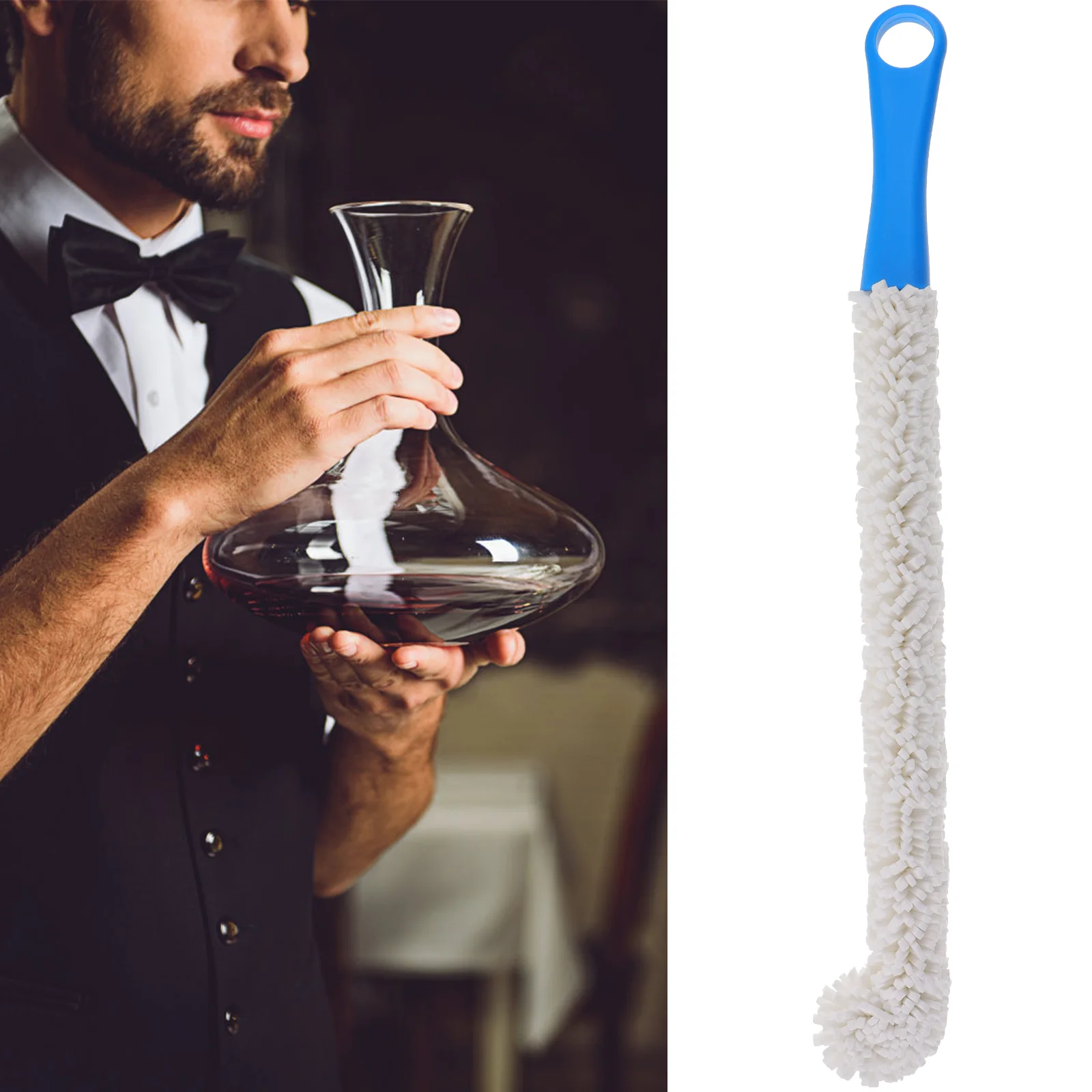 

Coffee Machine Decanter Glass Cleaner Vent Kit Plastic Cleaning Tool