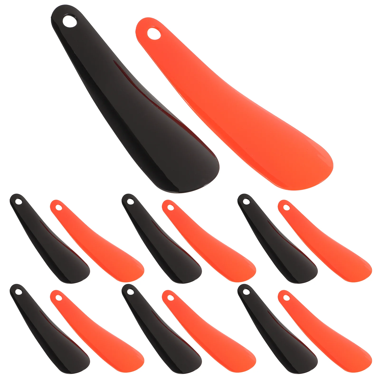

14 Pcs Convenient Travel Shoehorn Short Handle Horns for Men Plastic Lazy Helper Seniors