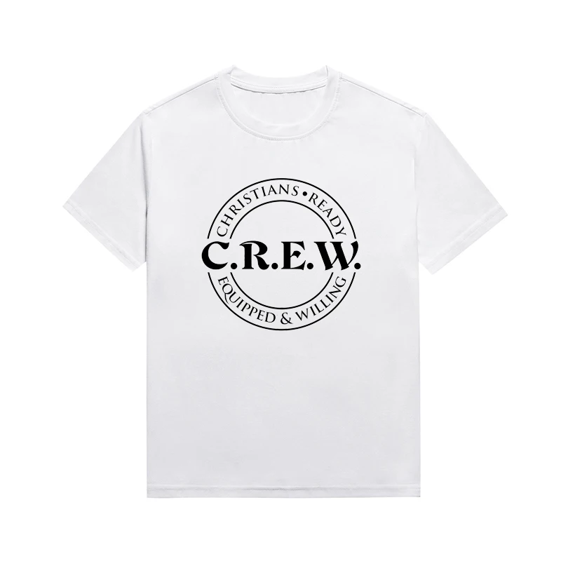 

Christians Ready Equipped Slogan Tee Summer Unisex T-shirt Custom Top
