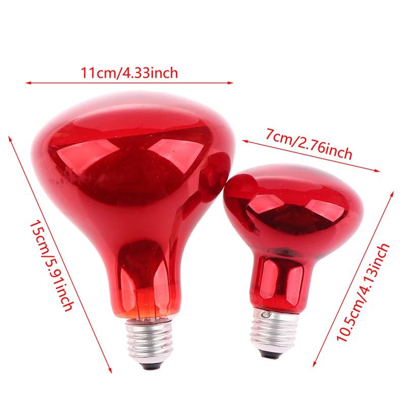 Infrared Physiotherapy Bulb 100W 150W Heating Therapy Red Lamp for Body Neck Ache Arthritis Muscle Joint Relaxation Pain Relief 6