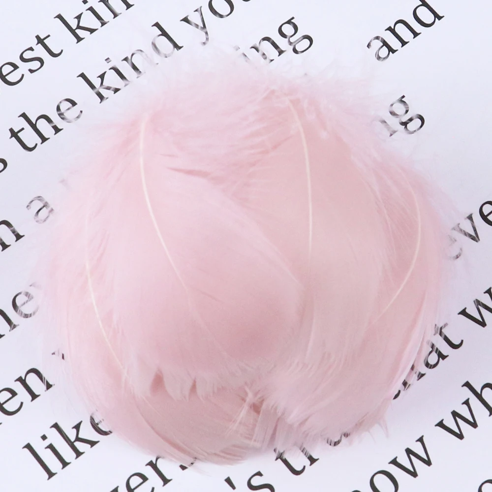 100 Pz Piume D'Oca 4-8Cm Larghezza Piccolo Cigno Plumas Festa Di Nozze Accessori Artigianali Decorazione Acchiappasogni Piume