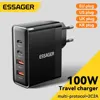 Essager 100W GaN USB Type C Caricabatterie PD QC Quick Charge 4.0 3.0 Type C Ricarica Rapida Per iPhone 14 13 12 Xiaomi Macbook