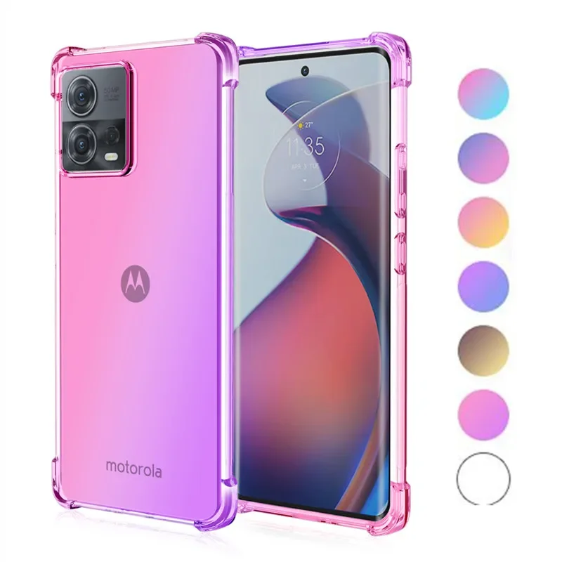 Shockproof Gradient Airbag TPU Protective Phone Case