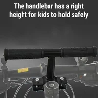 Sièges de vélo montés à l'avant avec guidon et pédales, pour enfants 3