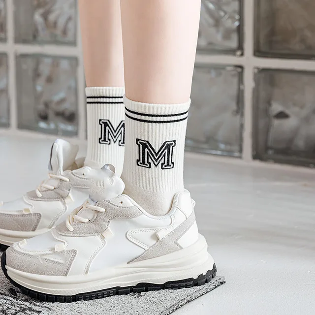 3 Paia Calzini Bianchi Donna - Cotone, Lunghi Al Polpaccio, Taglia 6-9 US, Senza Cuciture - Foto 4