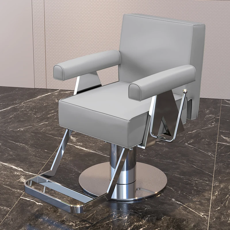 

Beauty Luxury Barber Chairs Simplicity Tattoo Shampoo Modern Barber Chairs Swivel Chaise Coiffeuse Commercial Furniture RR50BC