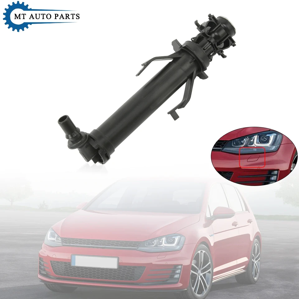 MTAP Headlamp Washer Nozzle Headlight Lamp Washer Actuator Spray Jet for Volkswagen GOLF 7 MK7 E-Golf 2013- 5G0955965 high pressure washer nozzle